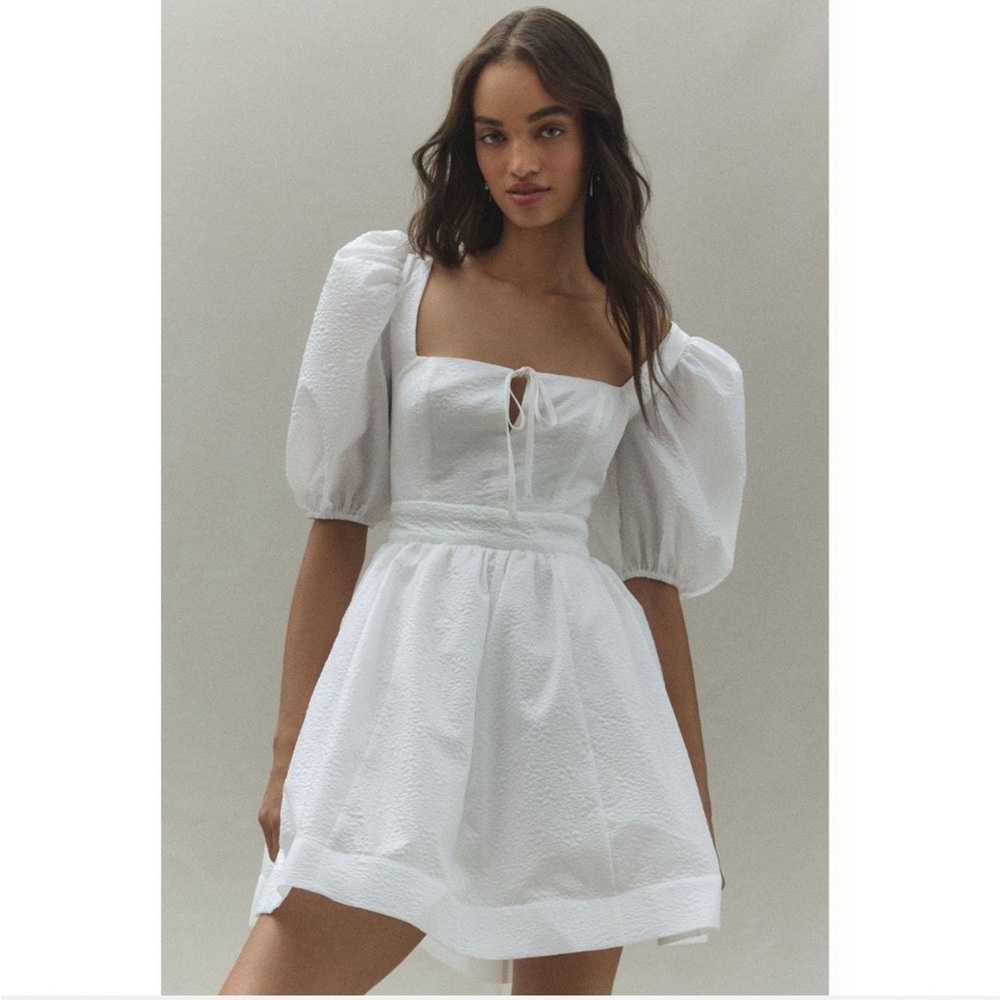 nwt BHLDN puff sleeve dress